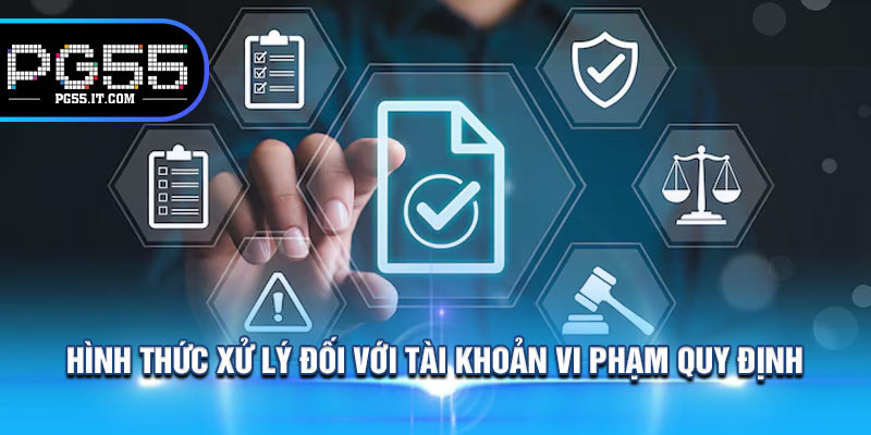 Hình Thức Xử Lý Đối Với Tài Khoản Vi Phạm Quy Định 